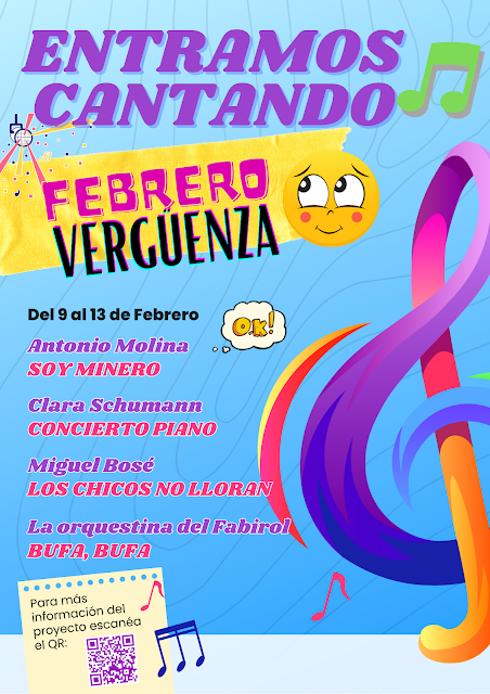 Entramos cantando en febrero